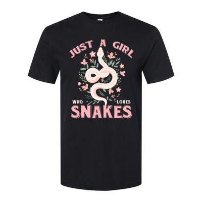 Just A Girl Who Loves Snakes Softstyle CVC T-Shirt