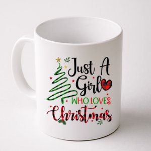 Just A Girl Who Loves Christmas Festive Coffee Mug