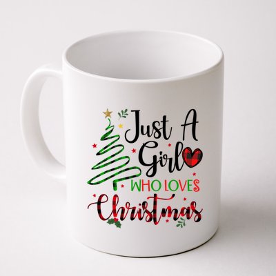 Just A Girl Who Loves Christmas Festive Mug