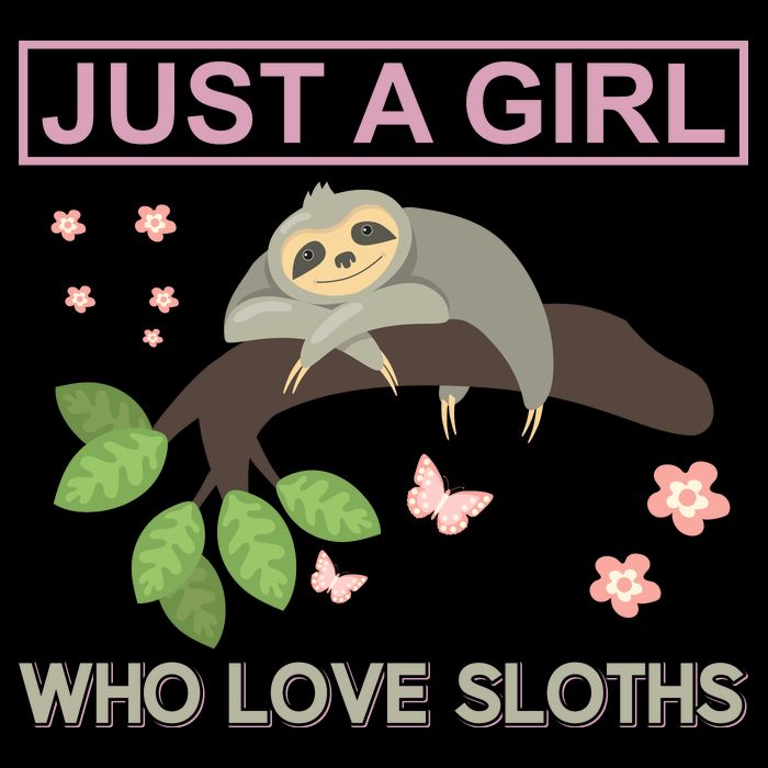 Just A Girl Who Loves Sloths Doggie Tank