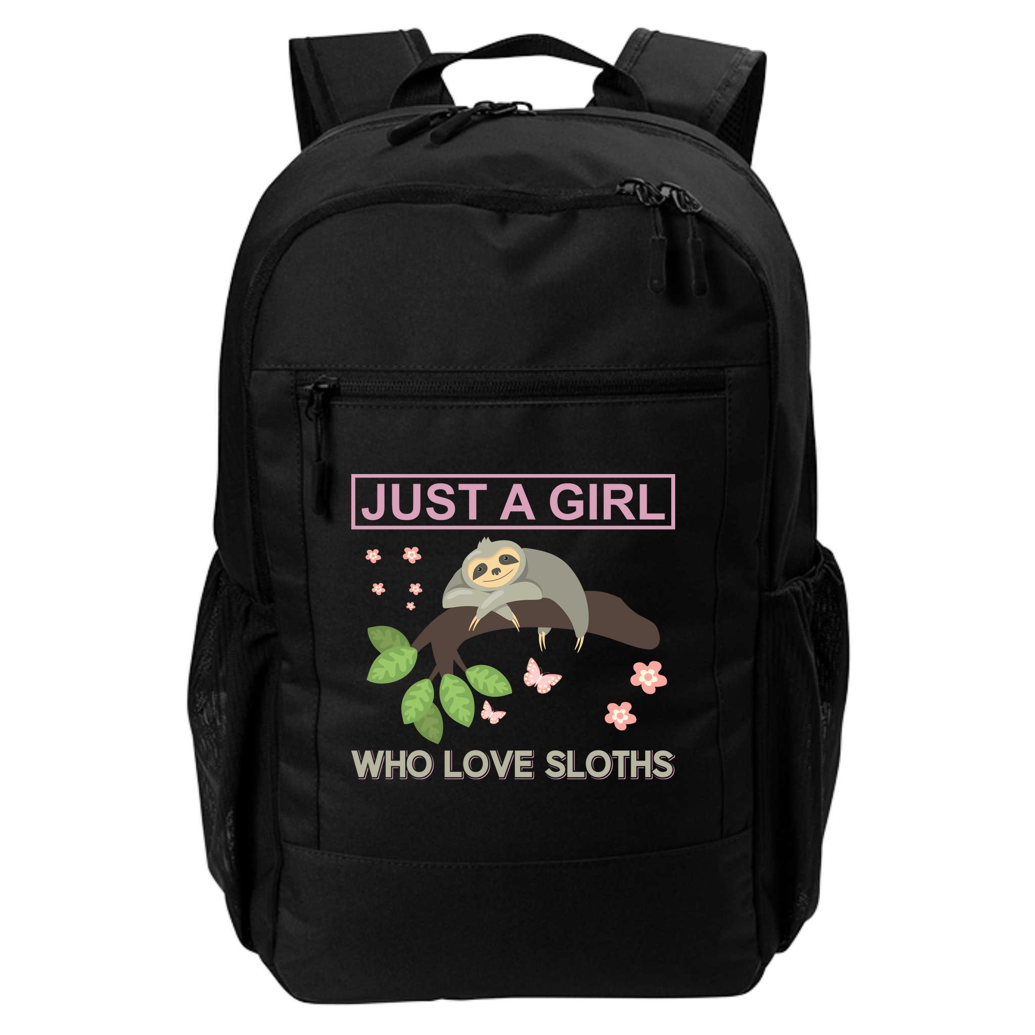 Just A Girl Who Loves Sloths Backpack