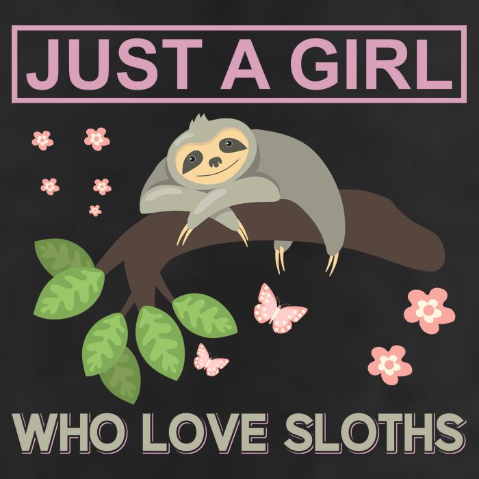 Just A Girl Who Loves Sloths 11oz C Handle Ceramic Mug