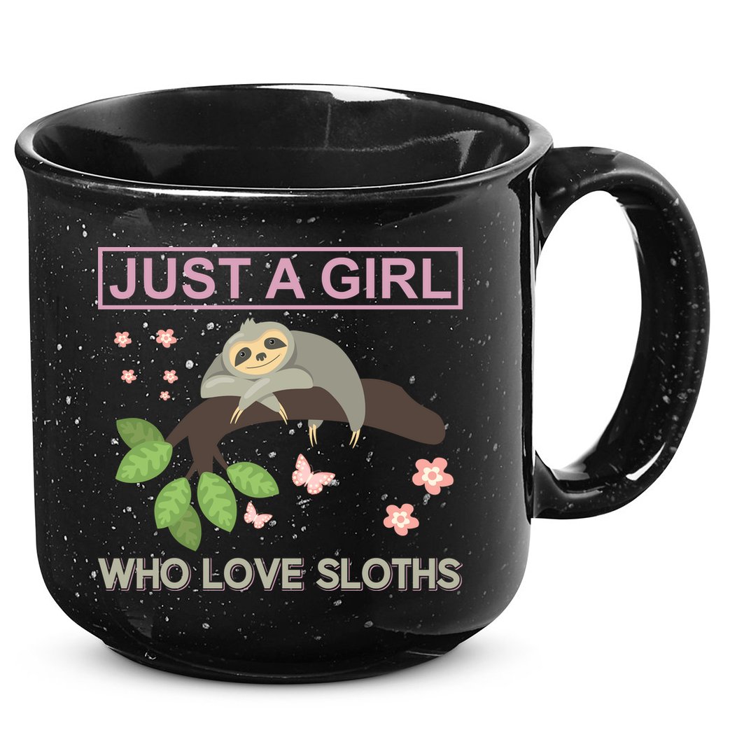 Just A Girl Who Loves Sloths 15oz Campfire Ceramic Mug