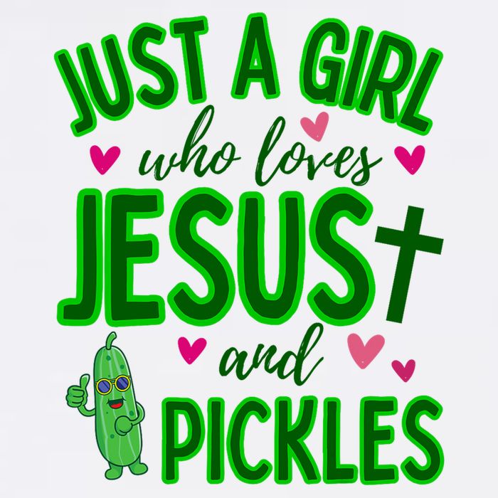 Just A Girl Who Loves Jesus And Pickles Tall T-Shirt