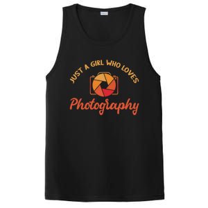 Just A Girl Who Loves Photography Cute Gift Photographer Gift PosiCharge Competitor Tank