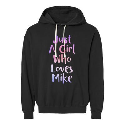 Just A Girl Who Loves Monkeys Cute Monkey Lover Garment-Dyed Fleece Hoodie