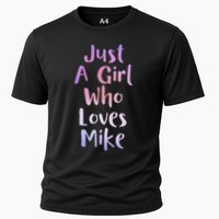 Just A Girl Who Loves Monkeys Cute Monkey Lover Cooling Performance Crew T-Shirt