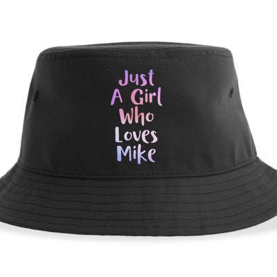 Just A Girl Who Loves Monkeys Cute Monkey Lover Sustainable Bucket Hat