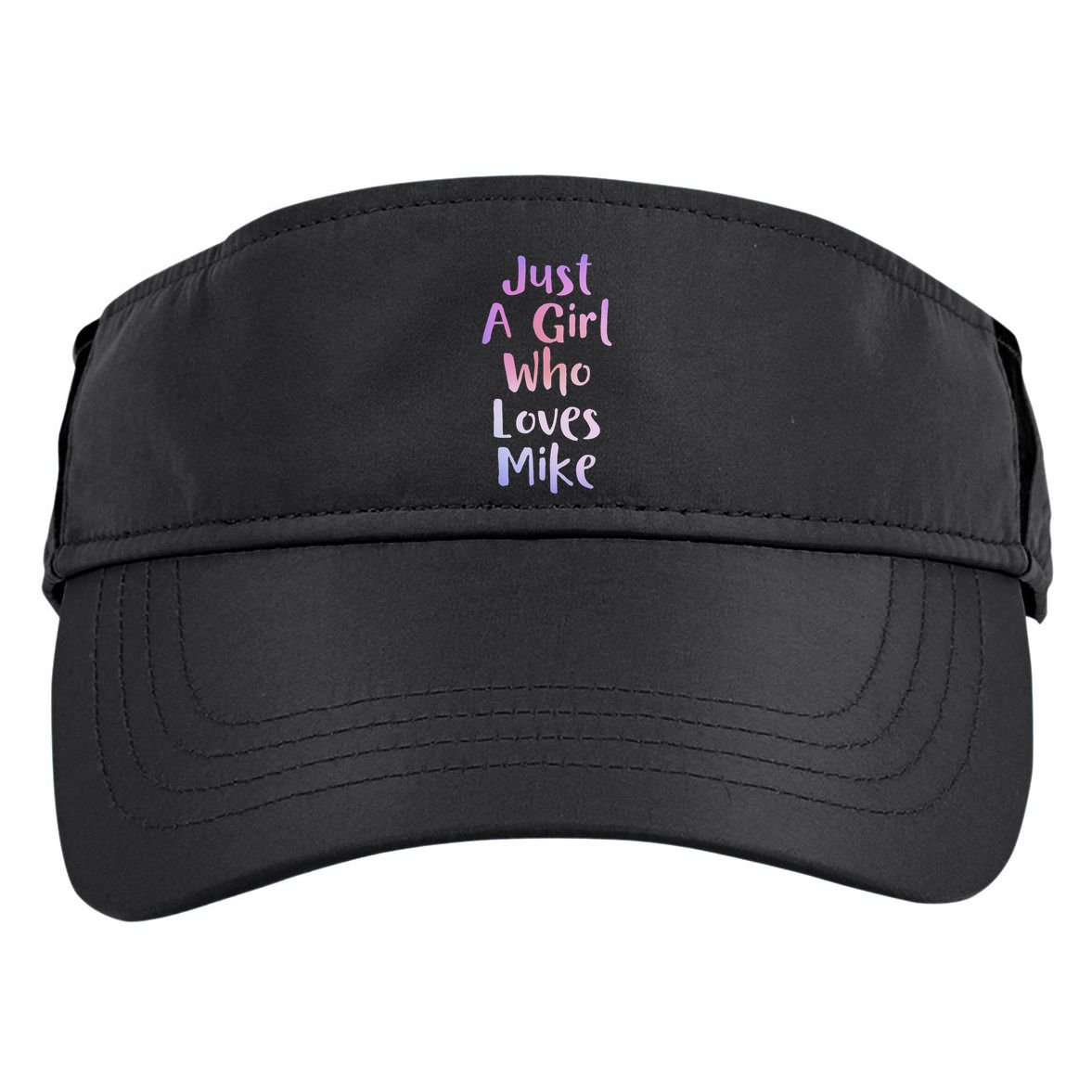 Just A Girl Who Loves Monkeys Cute Monkey Lover Adult Drive Performance Visor