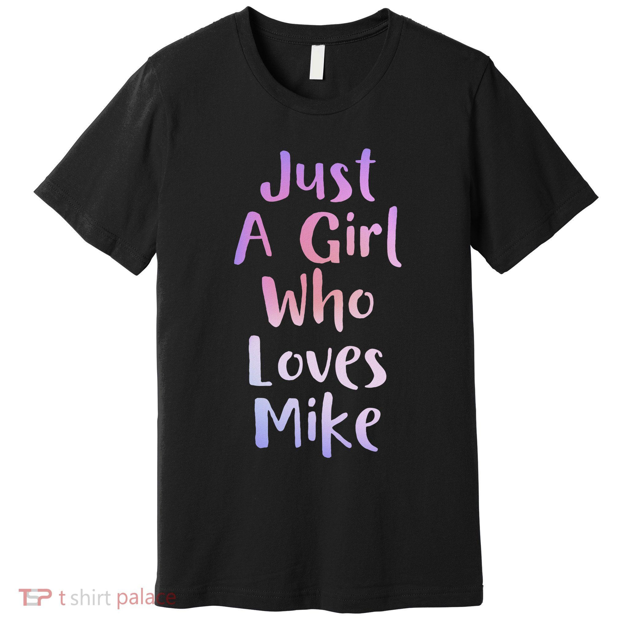 Just A Girl Who Loves Monkeys Cute Monkey Lover Premium T-Shirt