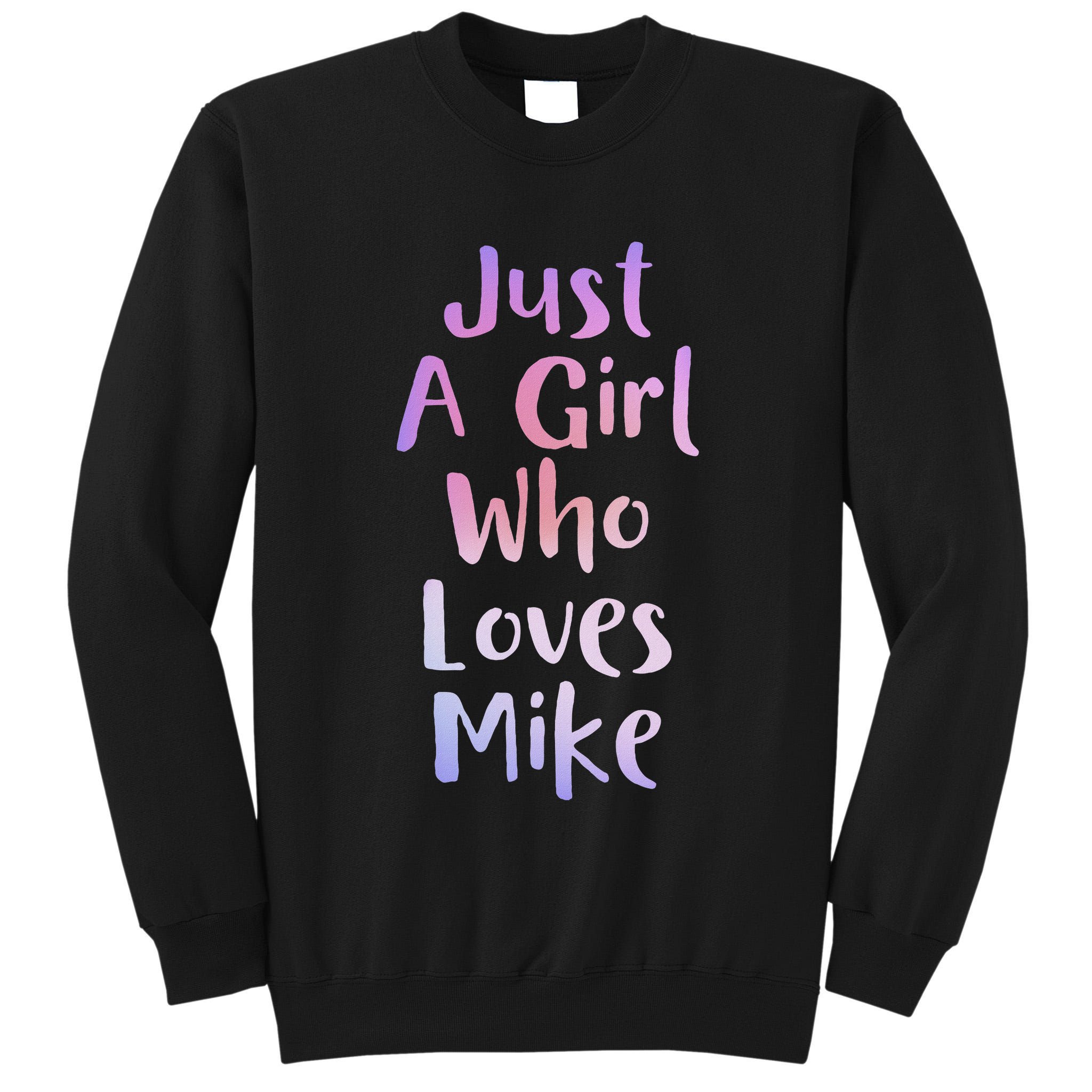 Just A Girl Who Loves Monkeys Cute Monkey Lover Tall Sweatshirt