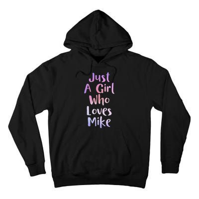 Just A Girl Who Loves Monkeys Cute Monkey Lover Tall Hoodie