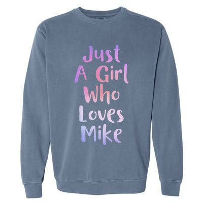 Just A Girl Who Loves Monkeys Cute Monkey Lover Garment-Dyed Sweatshirt