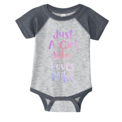 Just A Girl Who Loves Monkeys Cute Monkey Lover Infant Baby Jersey Bodysuit