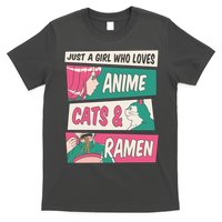 Just A Girl Who Loves Anime Cats And Ramen T-Shirt