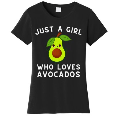 Just A Girl Who Loves Avocados Avocado & Guacamole Women's T-Shirt