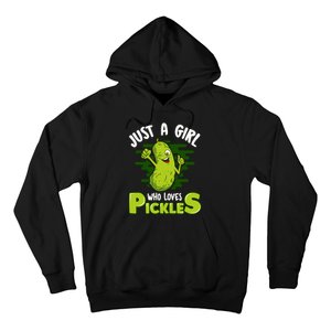 Just A Girl Who Loves Pickles Cucumber Wo Gift Hoodie