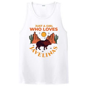 Just A Girl Who Loves Javelinas Desert Animal Lover PosiCharge Competitor Tank