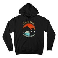 Just A Girl Who Loves Heartland Vintage Cowgirl Fun Tall Hoodie