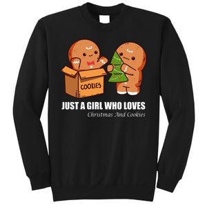 Just A Girl Who Loves Christmas And Cookies Sweatshirt