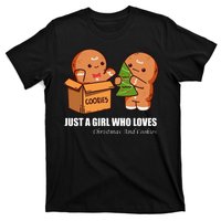 Just A Girl Who Loves Christmas And Cookies T-Shirt