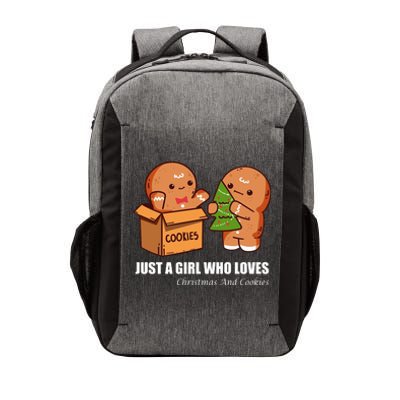 Just A Girl Who Loves Christmas And Cookies Vector Backpack