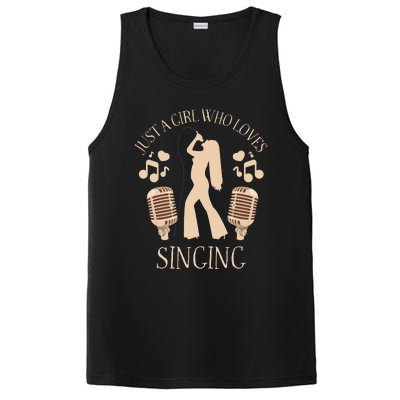 Just A Girl Who Loves Singing PosiCharge Competitor Tank