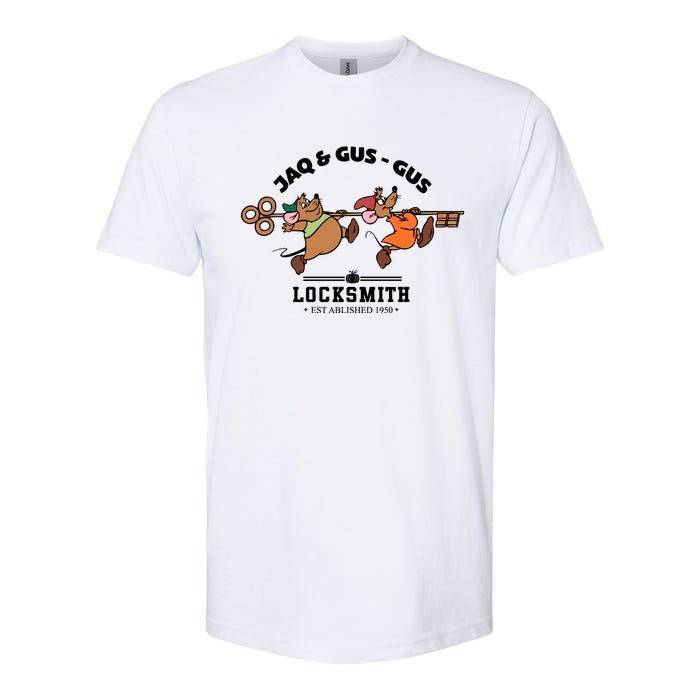 Jag And Gus Locksmith Establisted 1950 Cute Mouse Softstyle CVC T-Shirt