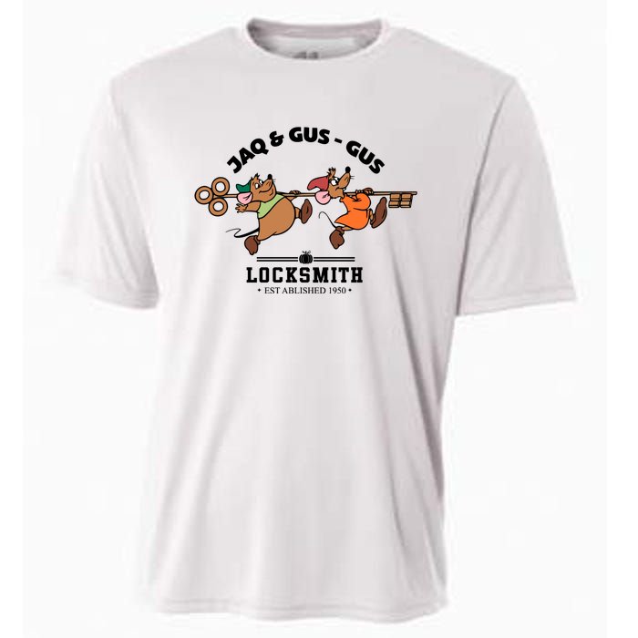 Jag And Gus Locksmith Establisted 1950 Cute Mouse Cooling Performance Crew T-Shirt