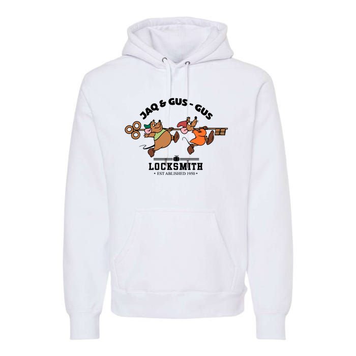 Jag And Gus Locksmith Establisted 1950 Cute Mouse Premium Hoodie