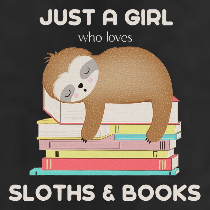 Just A Girl Who Loves Sloths And Books Reader Adult Drive Performance Visor
