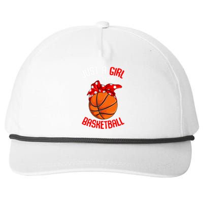 Just A Girl Who Loves Basketball Girl Snapback Five-Panel Rope Hat