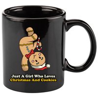 Just A Girl Who Loves Gingerbread Cookies 11oz C Handle Ceramic Mug