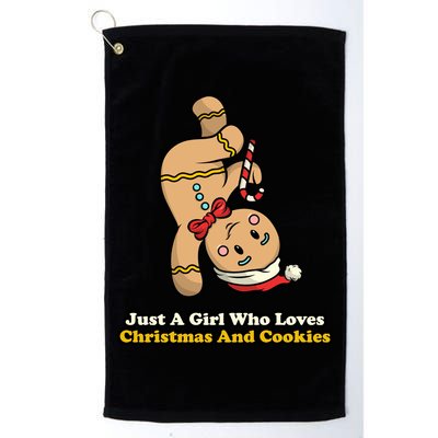 Just A Girl Who Loves Gingerbread Cookies Golf Towel
