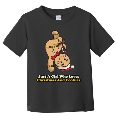 Just A Girl Who Loves Gingerbread Cookies Toddler T-Shirt