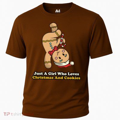 Just A Girl Who Loves Gingerbread Cookies Performance Shirt