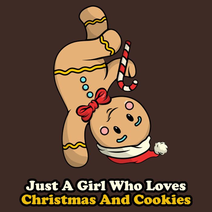 Just A Girl Who Loves Gingerbread Cookies Cooling Performance Crew T-Shirt