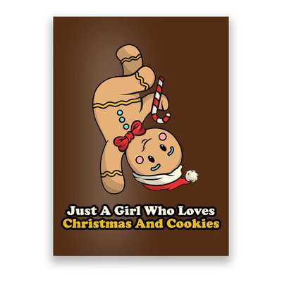 Just A Girl Who Loves Gingerbread Cookies Poster
