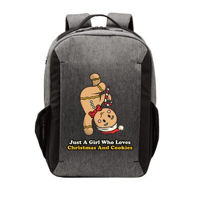 Just A Girl Who Loves Gingerbread Cookies Vector Backpack