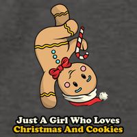 Just A Girl Who Loves Gingerbread Cookies Vector Backpack