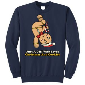 Just A Girl Who Loves Gingerbread Cookies Sweatshirt