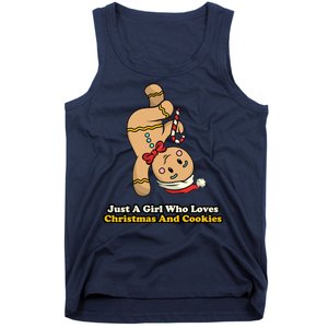 Just A Girl Who Loves Gingerbread Cookies Tank Top