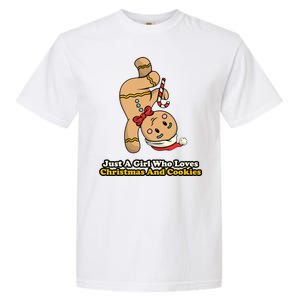 Just A Girl Who Loves Gingerbread Cookies Garment-Dyed Heavyweight T-Shirt