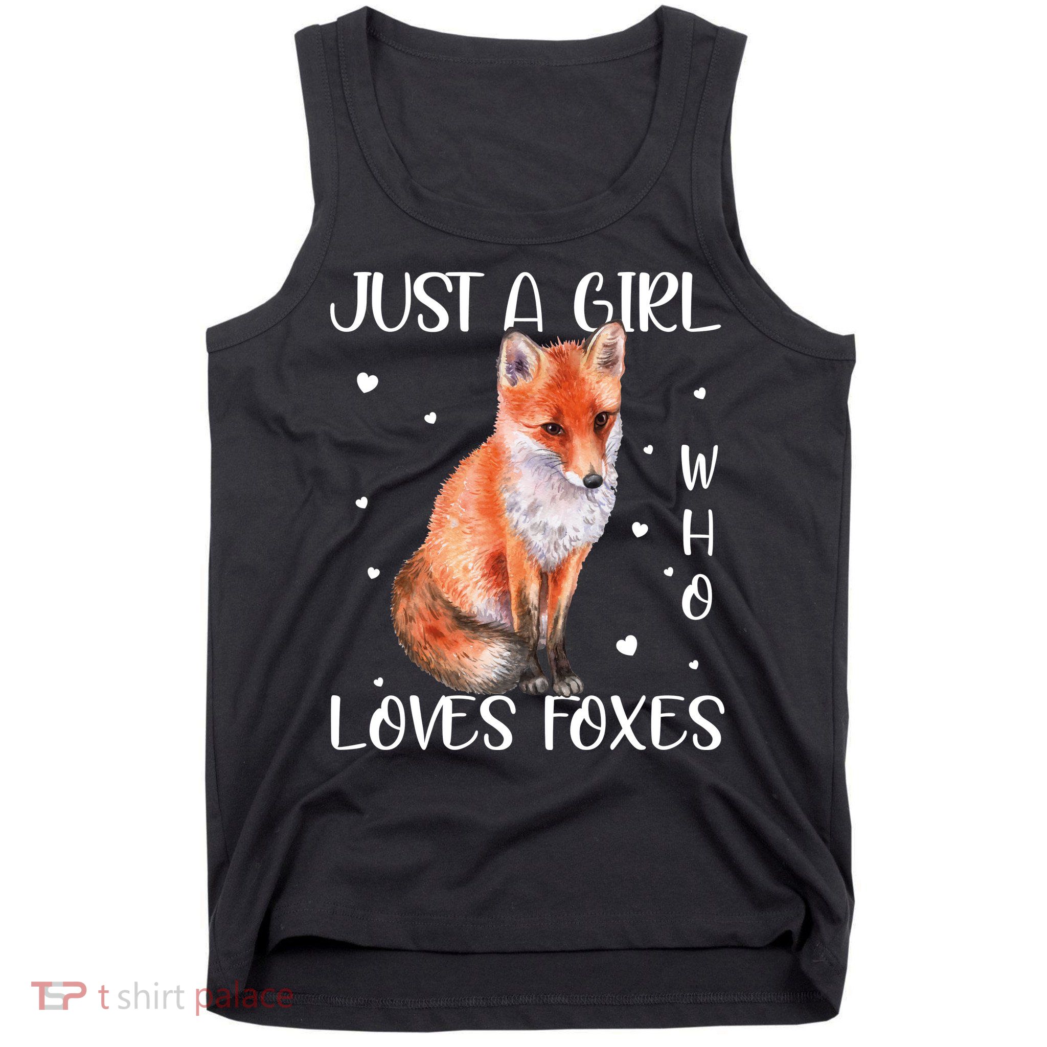 Just A Girl Who Loves Foxes Tank Top