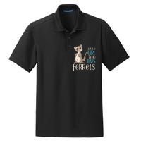 Just A Girl Who Loves Ferrets Gift For Girl Women Dry Zone Grid Polo