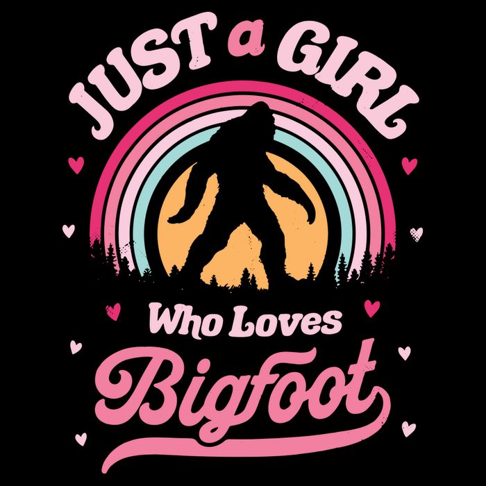 Just A Girl Who Loves Bigfoot Funny Funny Funny Bigfoot Bag