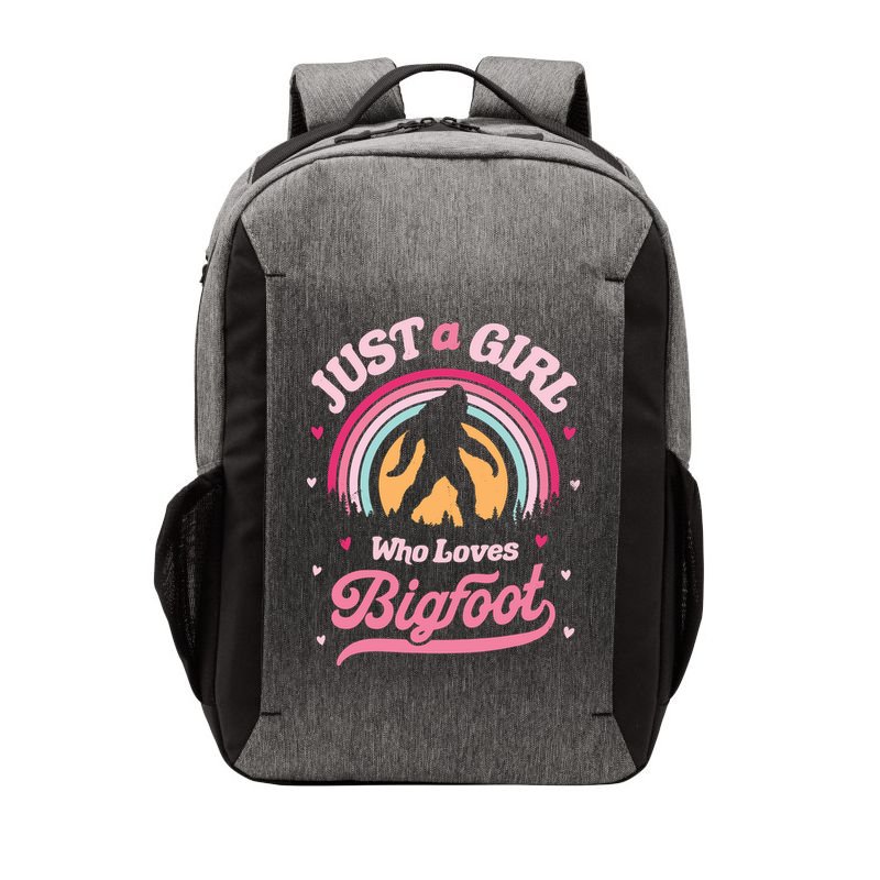 Just A Girl Who Loves Bigfoot Funny Funny Funny Bigfoot Vector Backpack