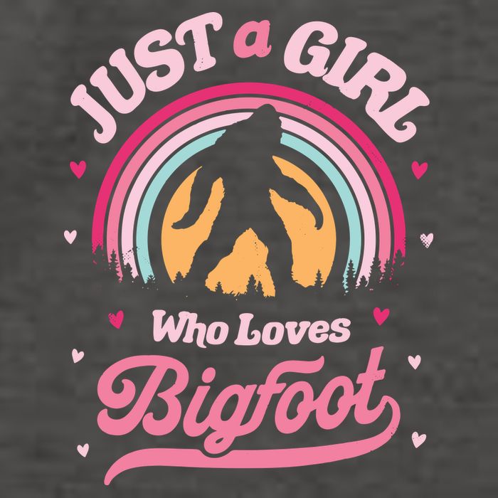 Just A Girl Who Loves Bigfoot Funny Funny Funny Bigfoot Vector Backpack