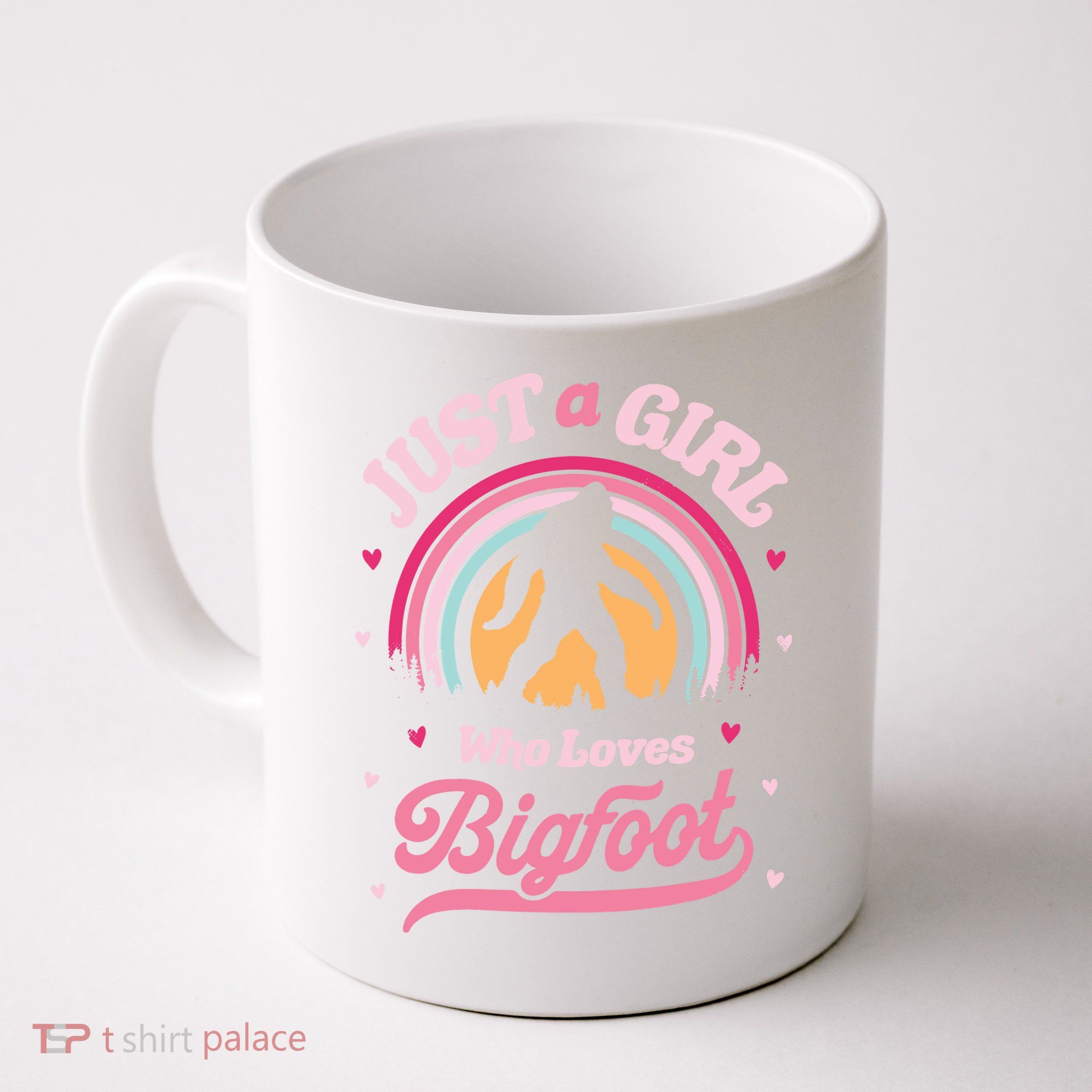 Just A Girl Who Loves Bigfoot Funny Funny Funny Bigfoot Mug
