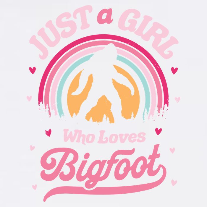 Just A Girl Who Loves Bigfoot Funny Funny Funny Bigfoot Beanie